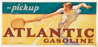 MCCLELLAND BARCLAY (1891-1943). ATLANTIC GASOLINE. Group of 14 cards. Circa 1930s. Each approximately 2x6 inches, 7x15 cm.